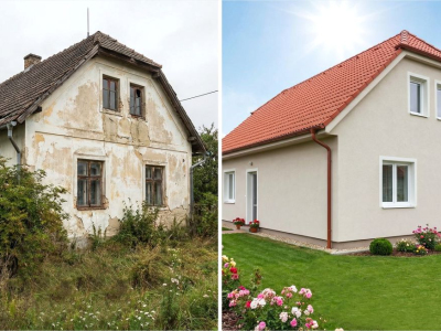 rekonstrukce venkovského domu