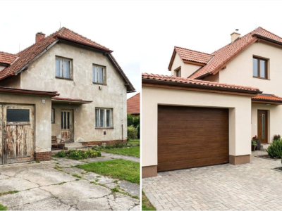 rekonstrukce starého domu a vrat
