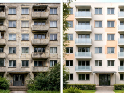 rekonstrukce panelového domu