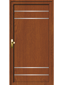 dřevěné vstupní dveře