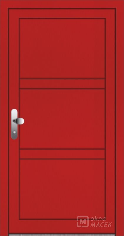 Dřevěné vchodové dveře Standard - OM 1030