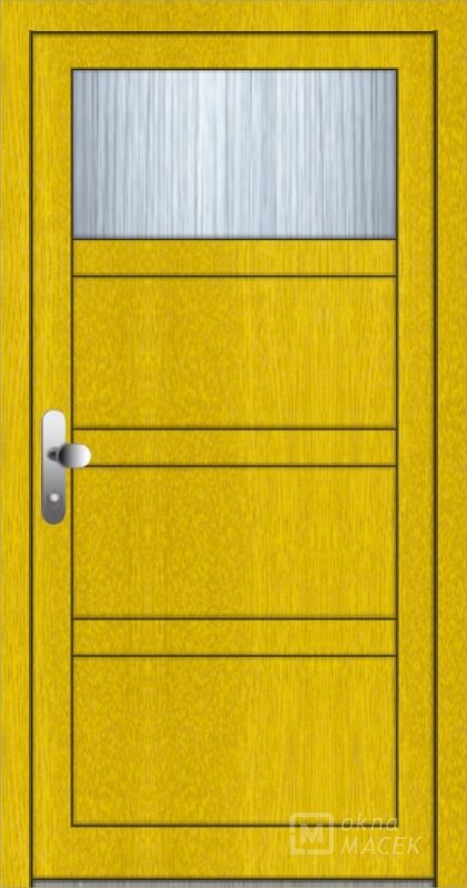 Dřevěné vchodové dveře Standard - OM 1041