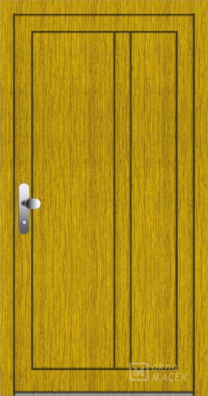 Dřevěné vchodové dveře Standard - OM 1100