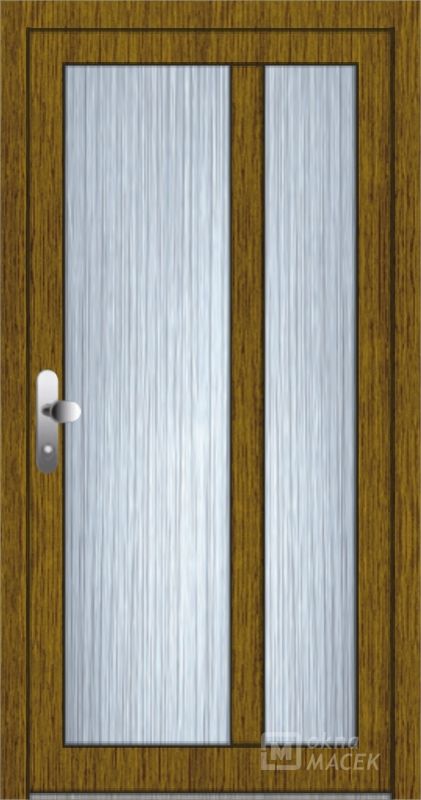 Standardní plastové vchodové dveře - OM 1103