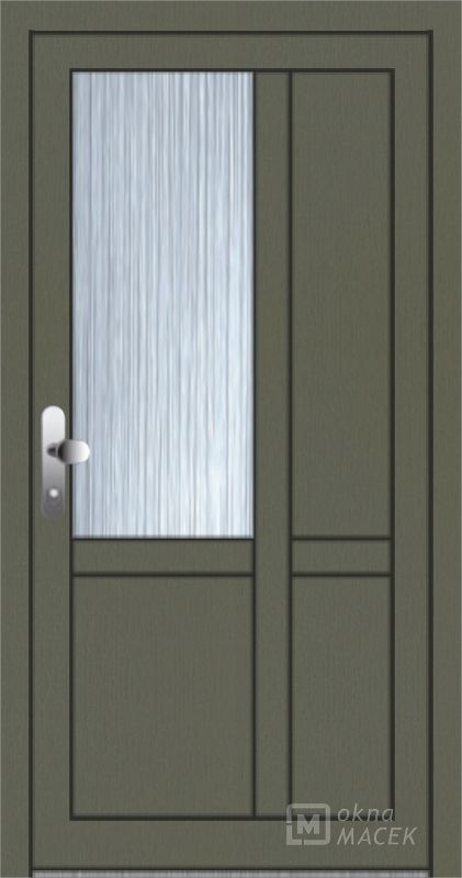 Hliníkové vchodové dveře Standard - OM 1151