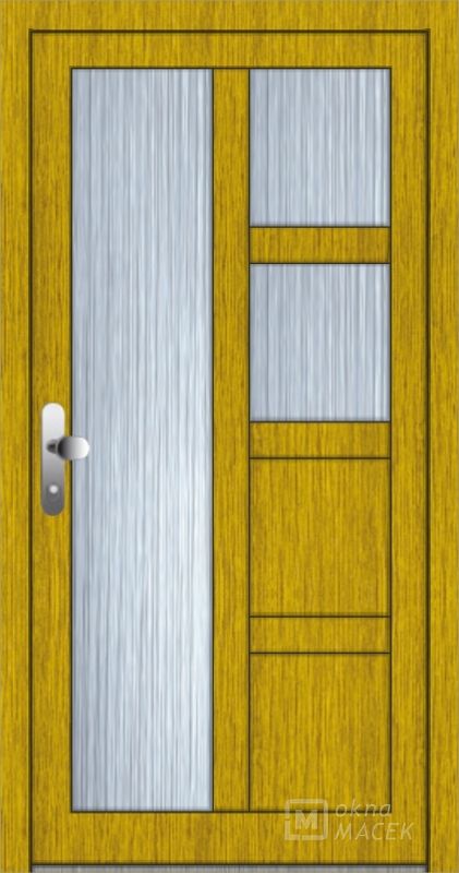 Dřevěné vchodové dveře Standard - OM 1193