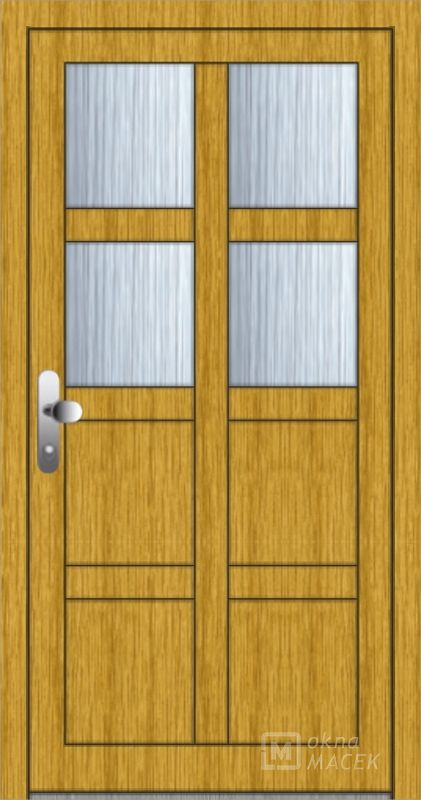 Dřevěné vchodové dveře Standard - OM 1213