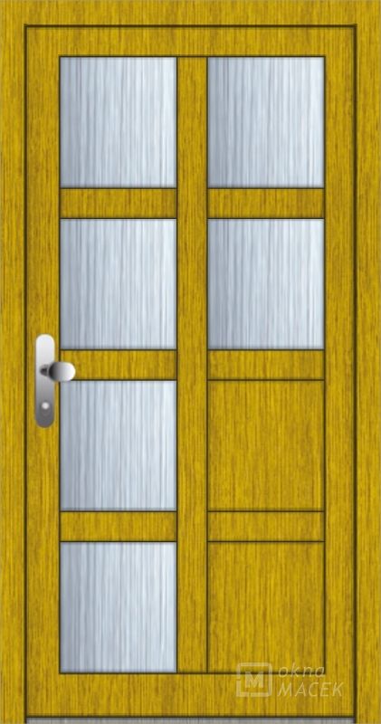 Dřevěné vchodové dveře Standard - OM 1216