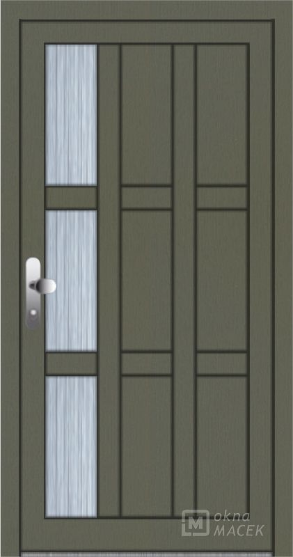 Dřevěné vchodové dveře Standard - OM 1312
