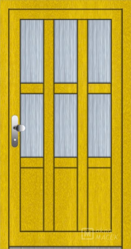 Dřevěné vchodové dveře Standard - OM 1318