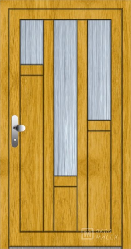 Dřevěné vchodové dveře Standard - OM 1333