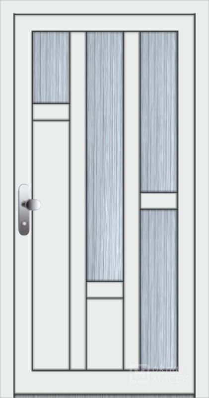 Hliníkové vchodové dveře Standard - OM 1334