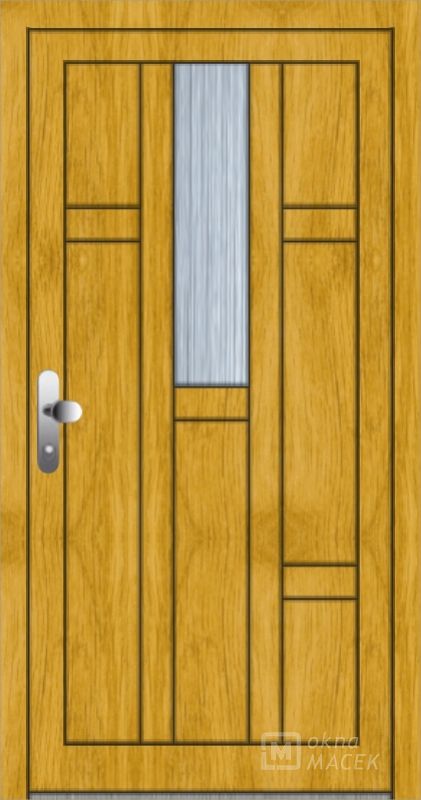 Dřevěné vchodové dveře Standard - OM 1341