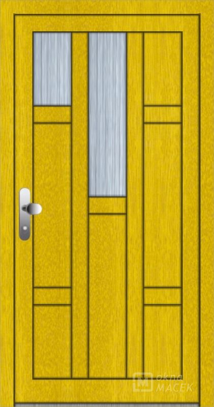 Dřevěné vchodové dveře Standard - OM 1362
