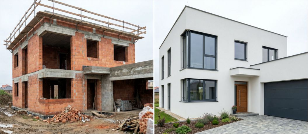 Montáž oken, dveří a vrat do novostavby